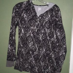 Pullover hoodie, great for after workout